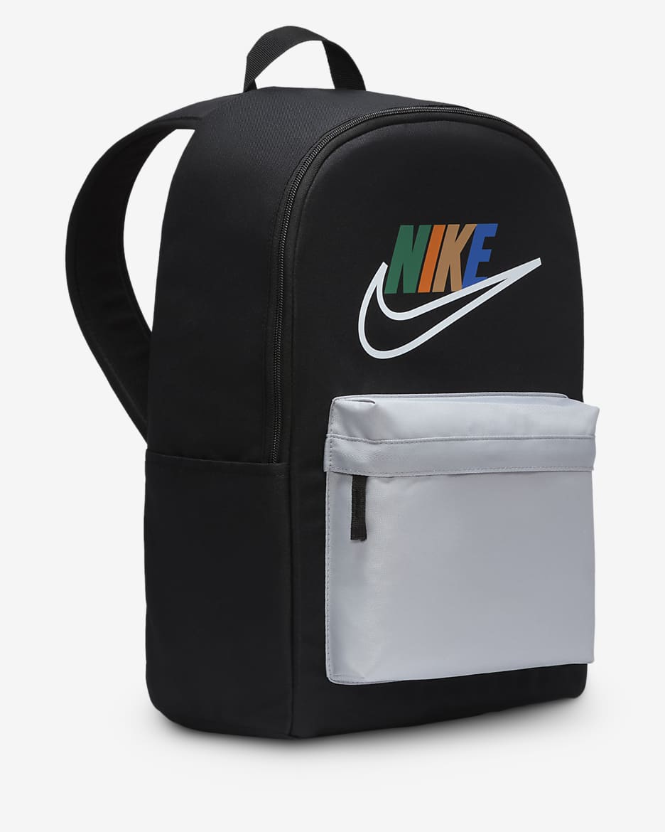 Nike heritage backpack black discount